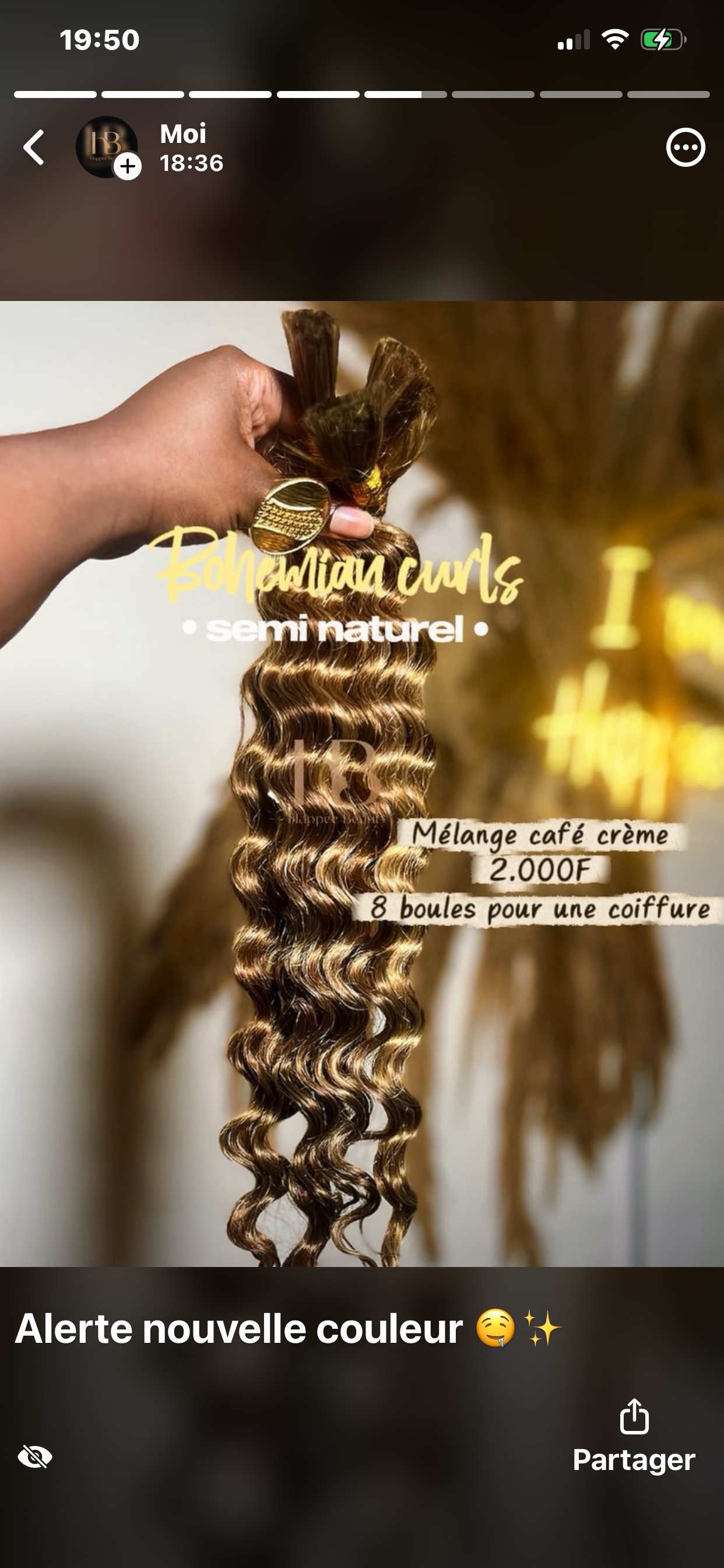 Bohemian semi naturel 