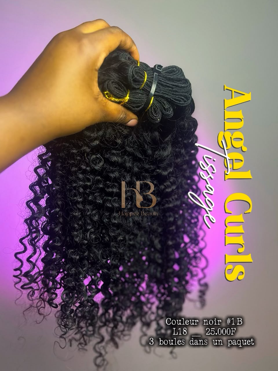 Tissage Angel curls